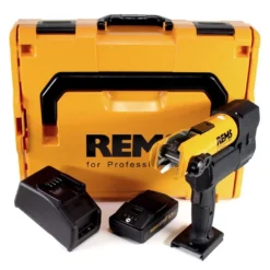 REMS Akku-Press ACC Basic-Pack 22V Radiaalpersmachine In L-Boxx 576011