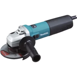 Makita 9565CRX1 Haakse Slijper 125mm Met Vastzetschakelaar, Afbraamschijf En Beschermkap