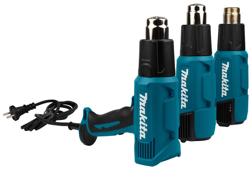 Makita HG6031VK 230 V Hetelucht Pistool In Koffer Met Diverse Opzetstukken 4 Makita HG6031VK 230 V Hetelucht Pistool In Koffer Met Diverse Opzetstukken - Afbeelding 4
