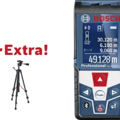 Bosch Blauw GLM50C + BT150 50m Bluetooth Afstandsmeter + Statief