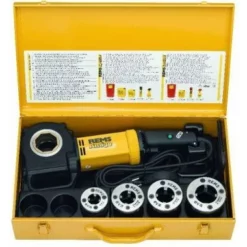 REMS Amigo Set M 20-25-32-40 M X 1,5 Elektrisch Draadsnij-ijzer Met Snelwisselsnijkoppen 530023