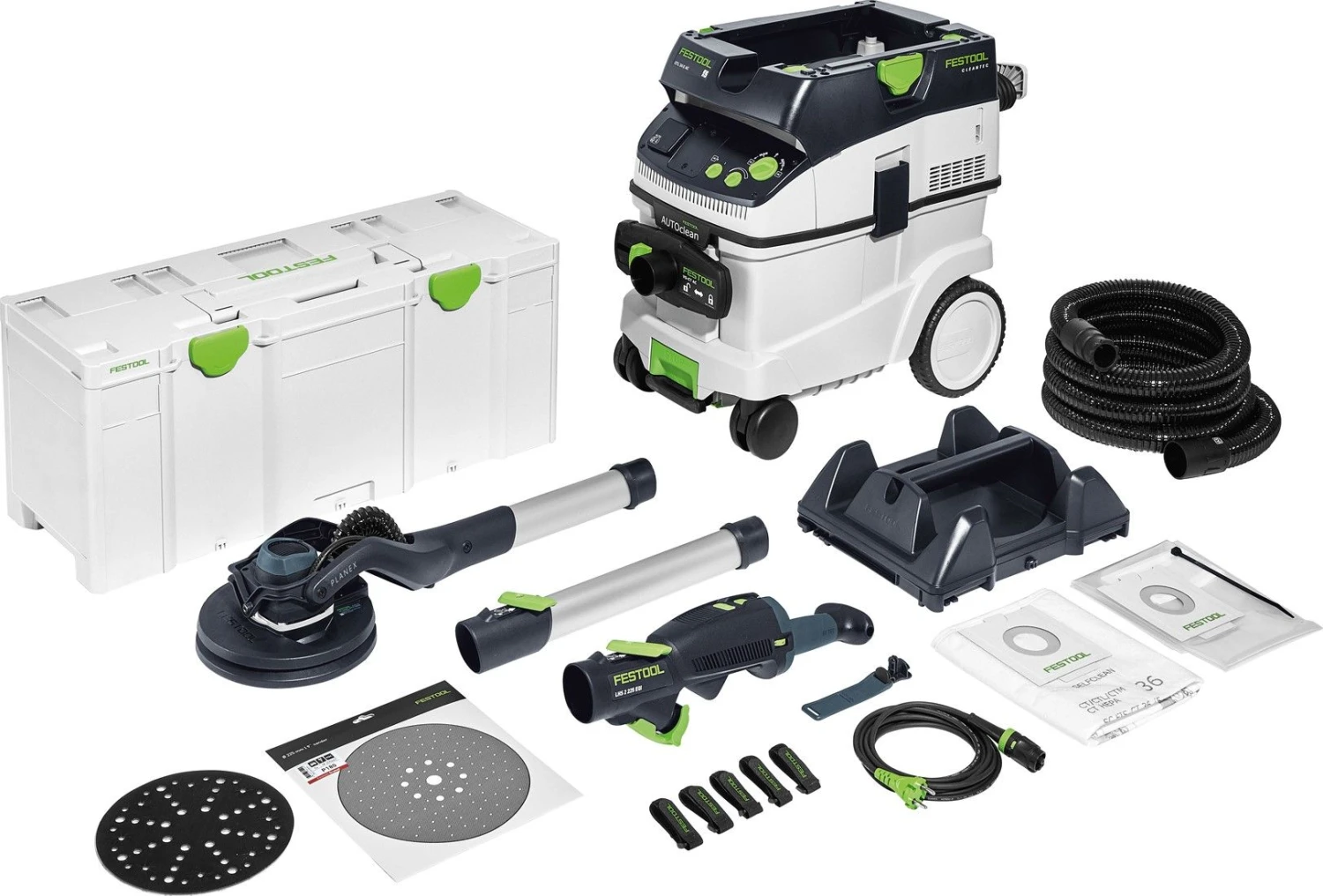 Festool LHS 2 225/CTM 36 Set Langnek Schuurmachine - 576698 1 Festool LHS 2 225/CTM 36 Set Langnek Schuurmachine - 576698