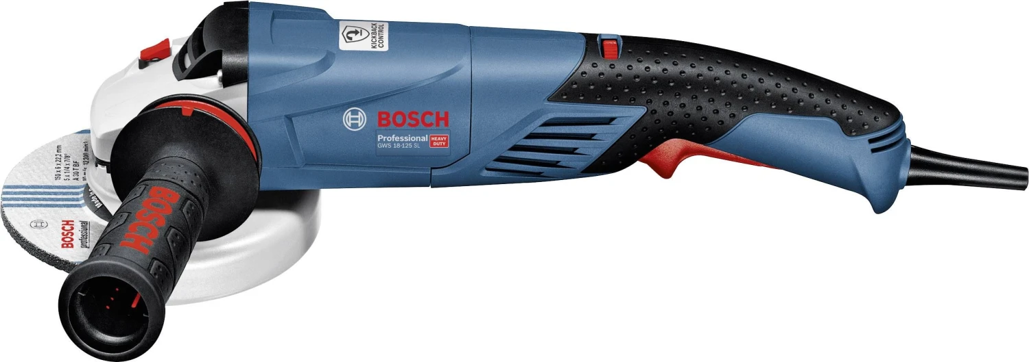 Bosch Blauw GWS18-125 SPL Professional Haakse Slijpmachine 06017A3300 1 Bosch Blauw GWS18-125 SPL Professional Haakse Slijpmachine 06017A3300