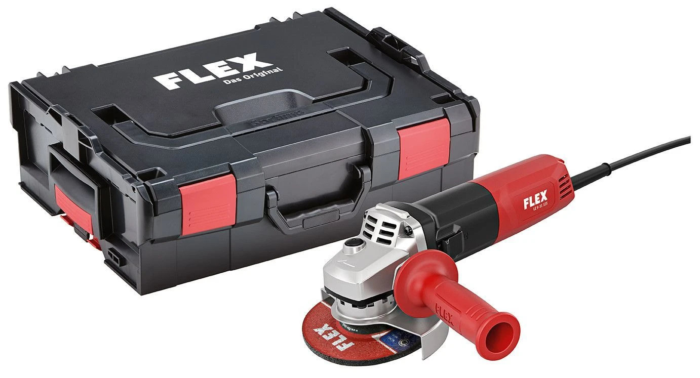 Flex LE9-11 Haakse Slijper 125mm 900 Watt In Koffer 1 Flex LE9-11 Haakse Slijper 125mm 900 Watt In Koffer