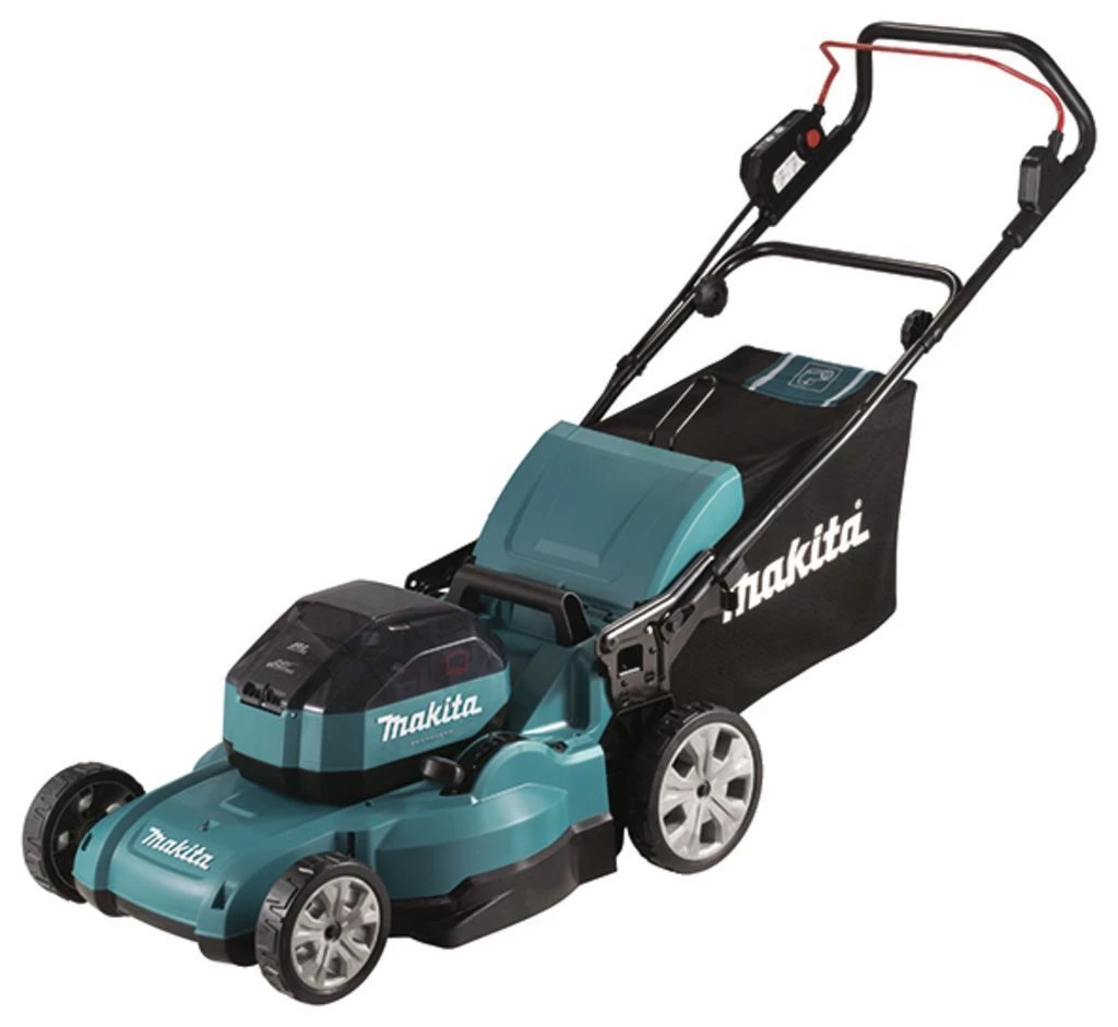 Makita LM001JM101 64V Max Accu Grasmaaier 48 Cm , 4,0 Ah Accu (1 St.), Lader, In Doos. 1 Makita LM001JM101 64V Max Accu Grasmaaier 48 Cm , 4,0 Ah Accu (1 St.), Lader, In Doos.