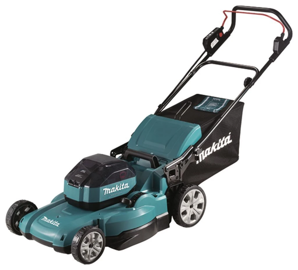Makita LM002JM101 64V Max Accu Grasmaaier 53 Cm , 4,0 Ah Accu (1 St.), Lader, In Doos. 1 Makita LM002JM101 64V Max Accu Grasmaaier 53 Cm , 4,0 Ah Accu (1 St.), Lader, In Doos.