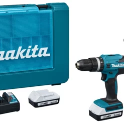 Makita DK18922A01 18V Combiset (klop)boren En (slag)schroeven (G-range) 2,0 Ah Accu's (3 St.) + HP488D + TD127D + Lader In Koffer