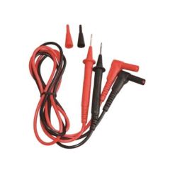 Kyoritsu Set Meetsnoeren Met 2mm Pennen Haaks Zwart/rood PVC 7066A