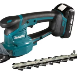 Makita DUM111SYX 18V Grasschaar Met 1,5 Ah Accu Lader En Buxusschaar In Doos
