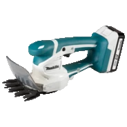 Makita UM110DWYX 18V Grasschaar 1,5 Ah Accu Met Lader En Buxusschaar In Doos