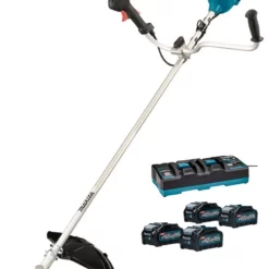 Makita UR012GT401 XGT 2x40V Max Bosmaaier U-greep 4x5,0Ah Accu Met Snellader In Doos