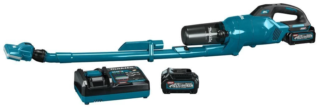 Makita CL003GD201 XGT 40V Max Steelstofzuiger Blauw 2x2,5Ah Accu Met Snellader In Doos 1 Makita CL003GD201 XGT 40V Max Steelstofzuiger Blauw 2x2,5Ah Accu Met Snellader In Doos