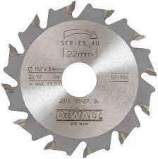 DeWalt DT1306-QZ 12-Tandig Freesblad Voor Lamellen 102x3.9x22mm
