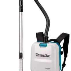 Makita DVC660Z 2x18V Rugstofzuiger Met Stofafzuigset Body In Doos