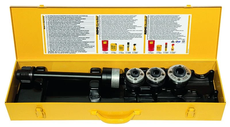 REMS Snijkoppen S Set R ⅜ - ½ - ¾” Snelwisselsnijkoppen S 520025 1 REMS Snijkoppen S Set R ⅜ - ½ - ¾” Snelwisselsnijkoppen S 520025