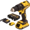 DeWALT 18V XR Brushless Schroef/Boormachine 2x 2.0Ah Accu In TSTAK DCD777D2T-QW