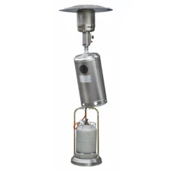 Eurom THG14000 RVS Terrasverwarmer Op Gas 14kW Warmte