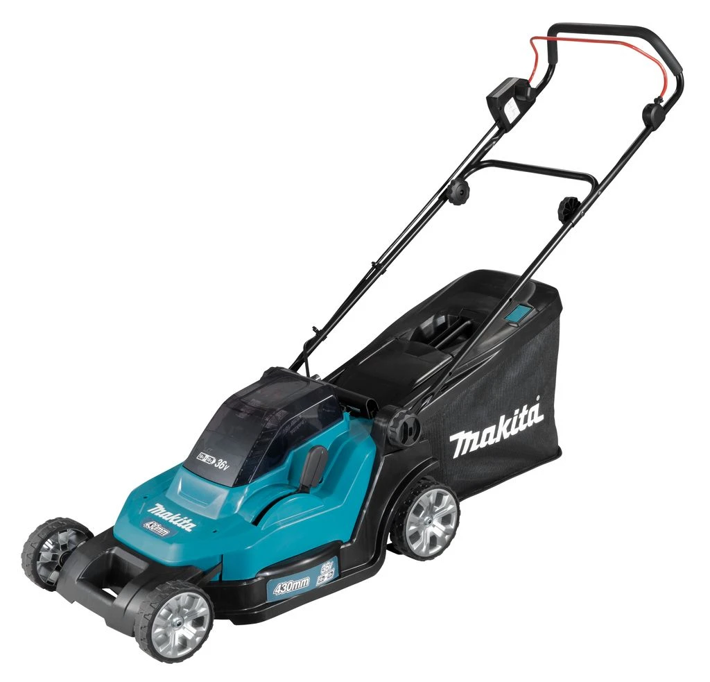 Makita DLM432PT2 2x18V Grasmaaier 43cm Met 2x 5,0Ah Accu's En Snellader 1 Makita DLM432PT2 2x18V Grasmaaier 43cm Met 2x 5,0Ah Accu's En Snellader