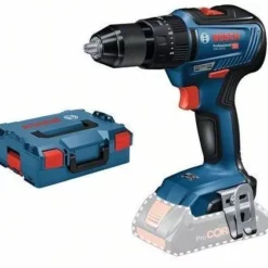 Bosch Blauw GSB 18V-55 Accu Schroefklopboormachine 18V Body In L-Boxx